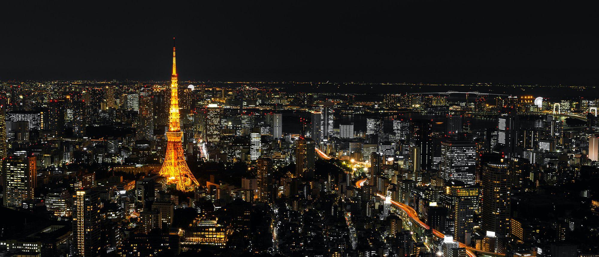 Tokyo Skyline at Night