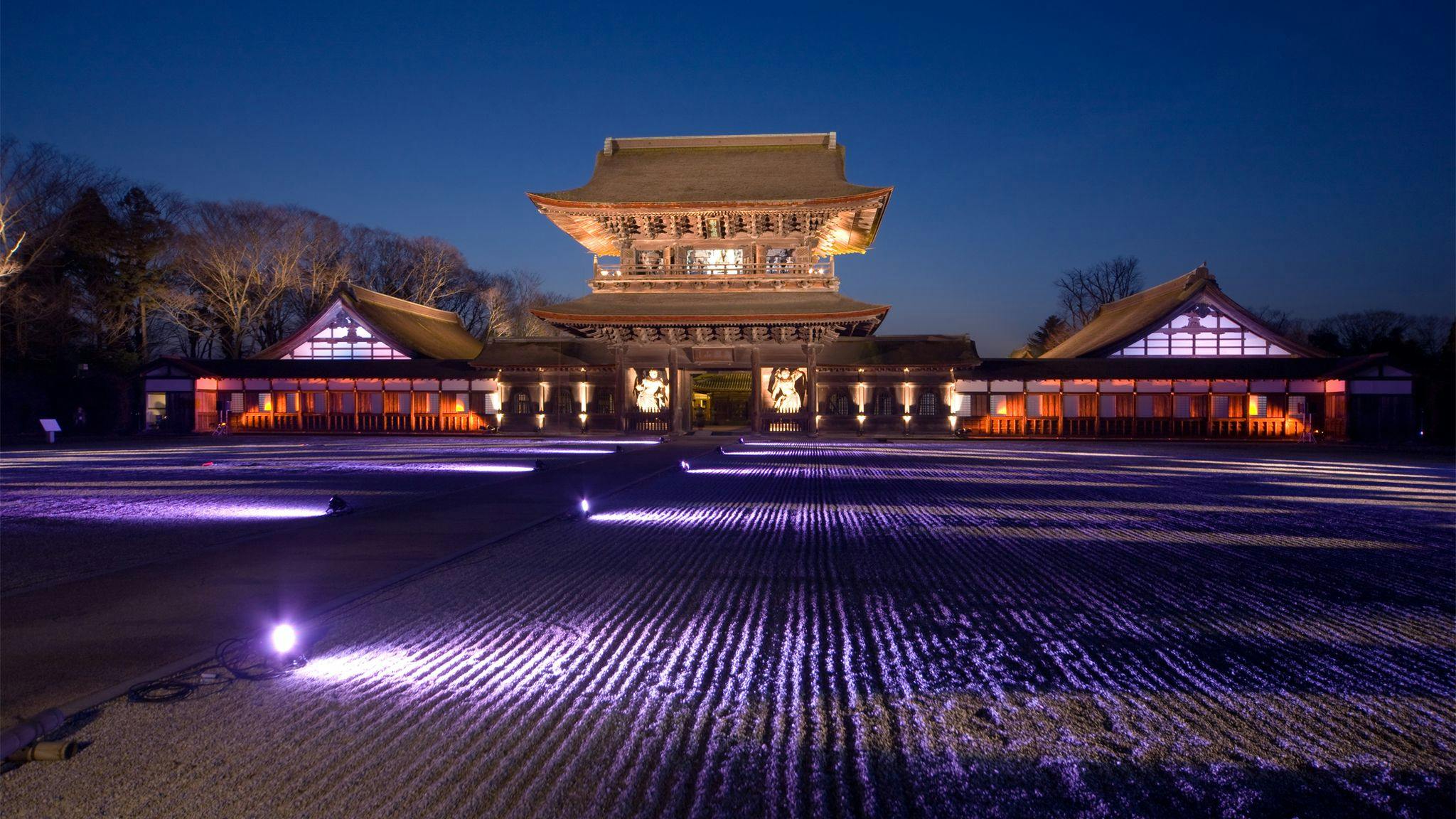 Illuminated Zuiryuji Temple