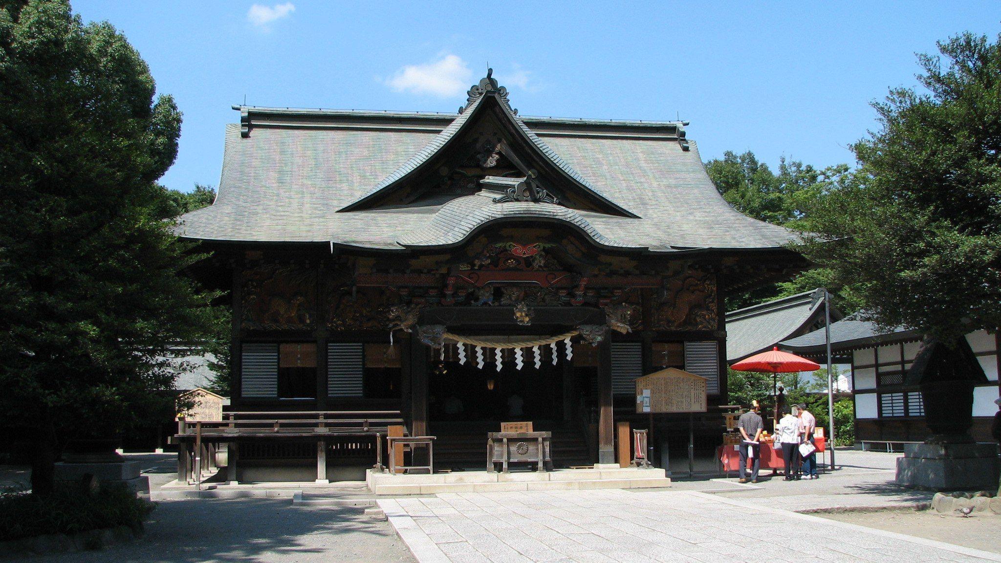 Haiden of Chichibu Shrine, Chichibu, Saitama