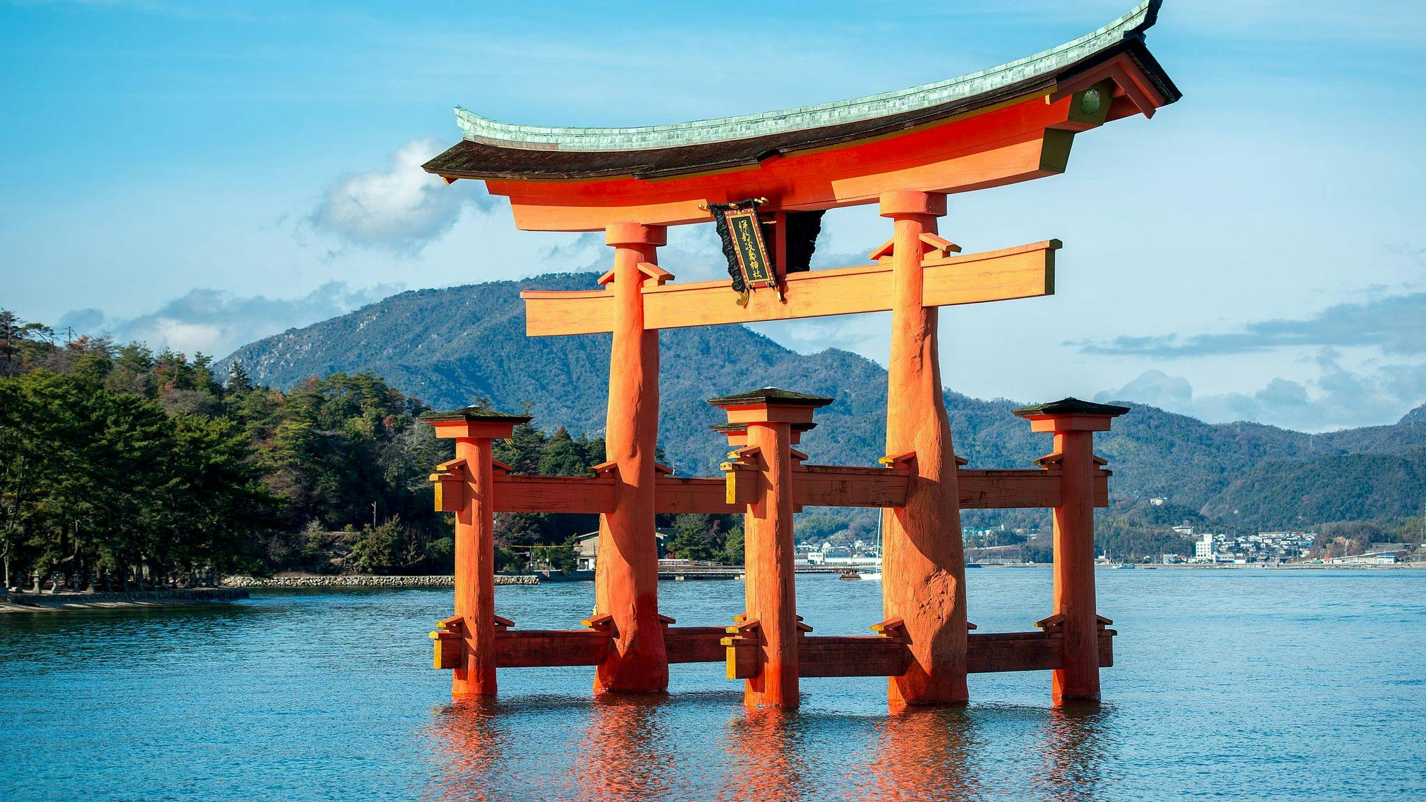 Torii mark the entrance to Shinto shrines and are recognizable symbols of the religion.