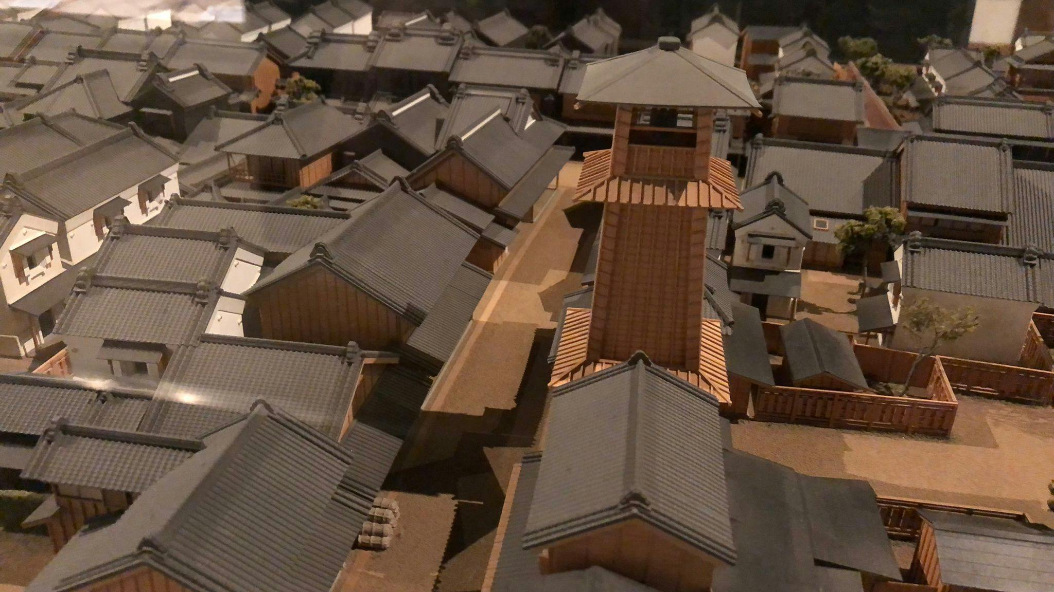 The models of the houses of the Edo era