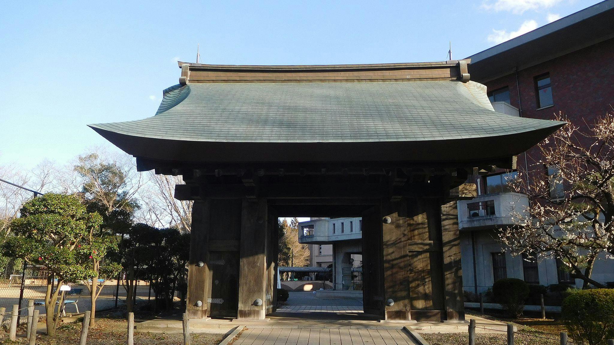 Yakui gate of Mito Castle in Mito
