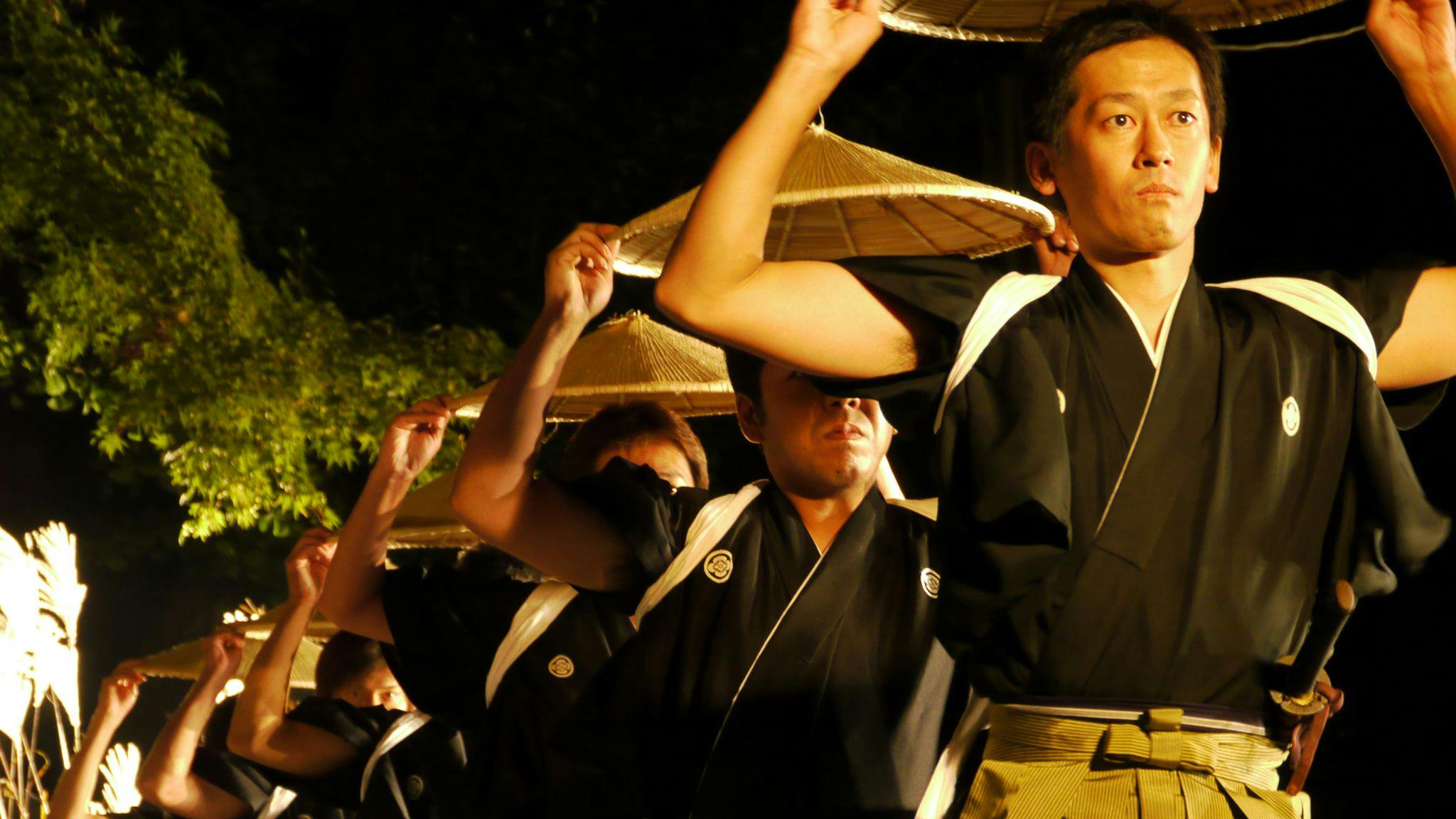 Dance performance at the Gokayama Mugiya Festival