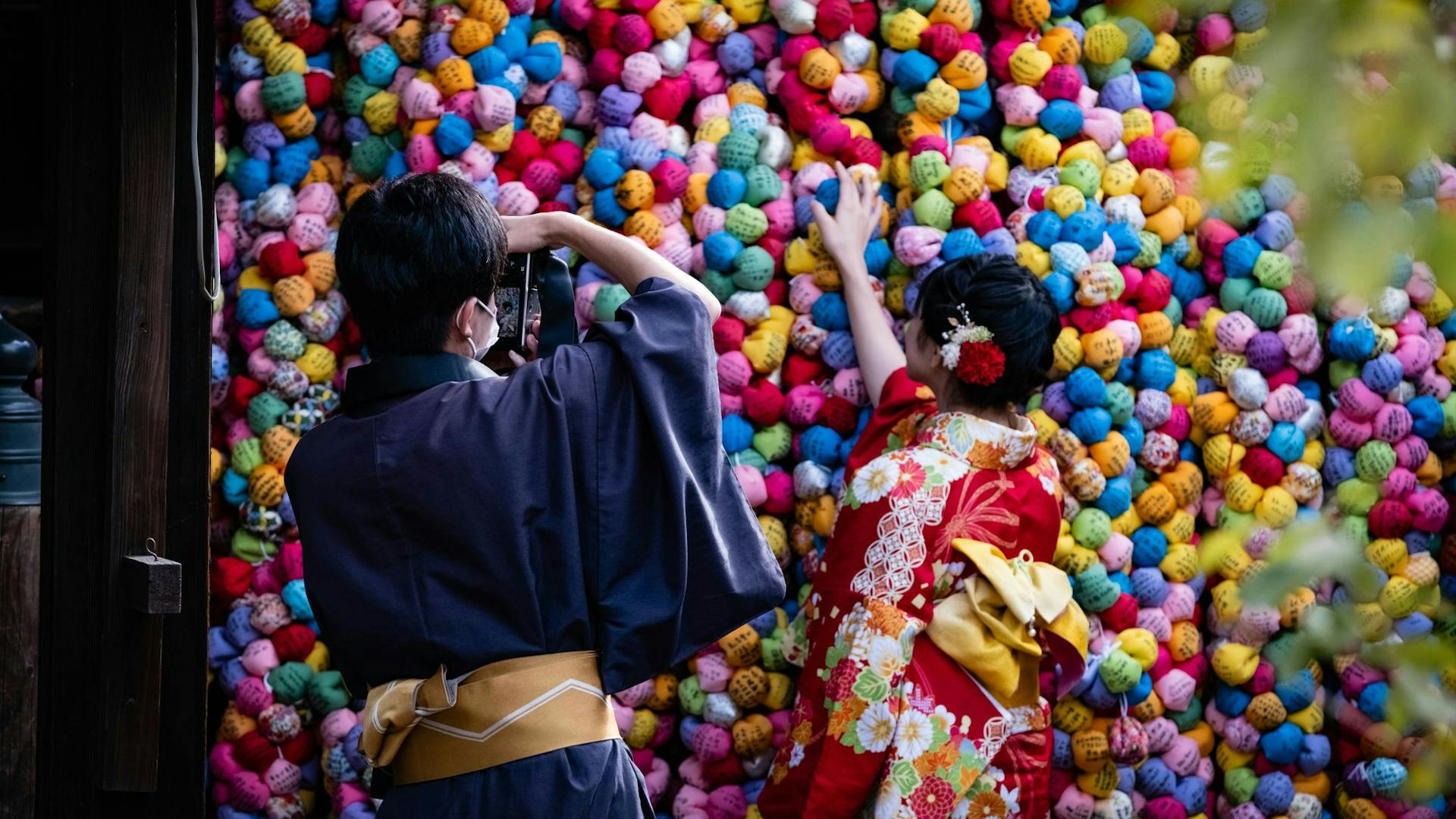 Couples enjoying Tanabata Festival