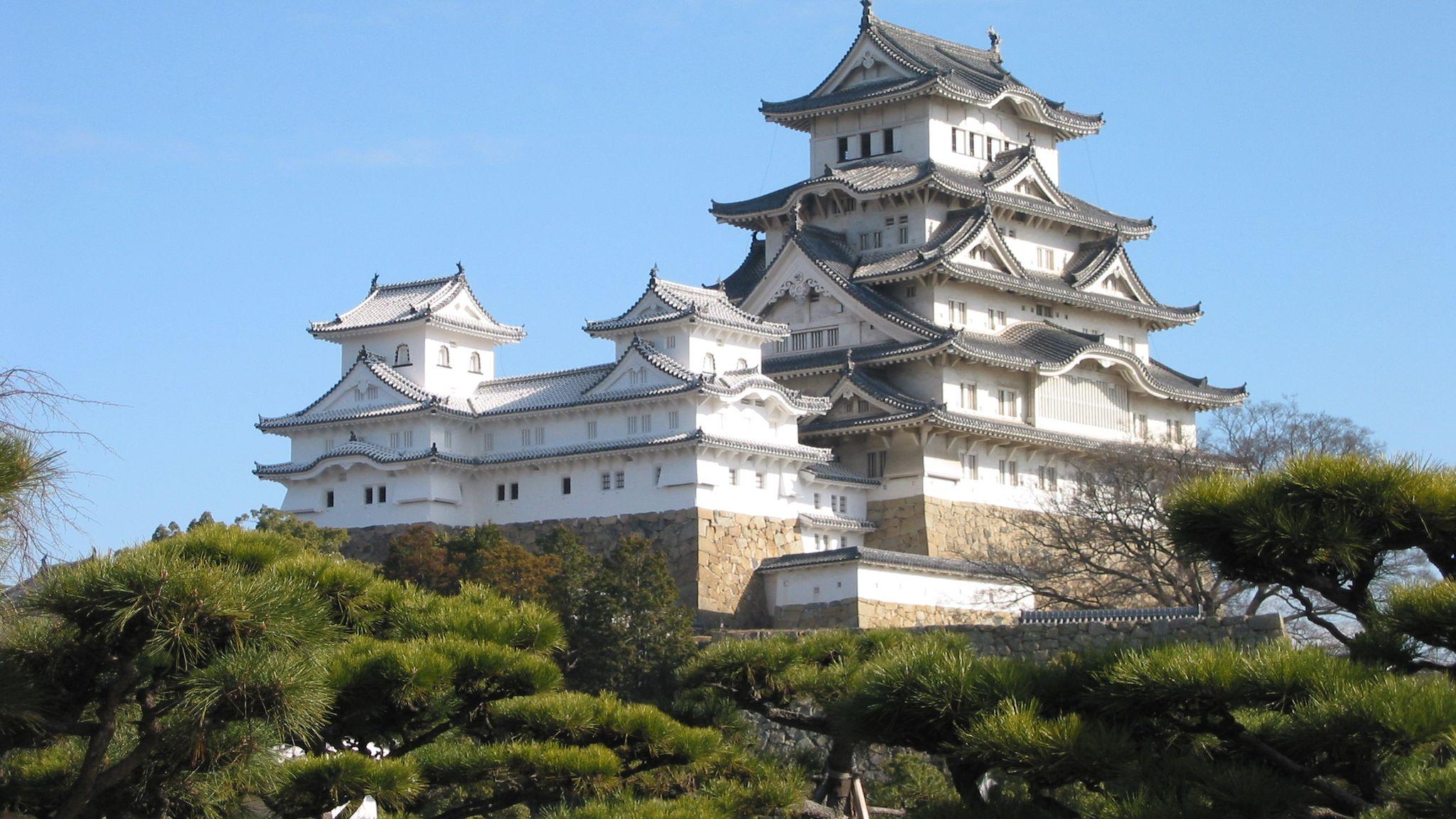 Himeji Castle, a World Heritage Site in Hyōgo Prefecture, is the most visited castle in Japan.