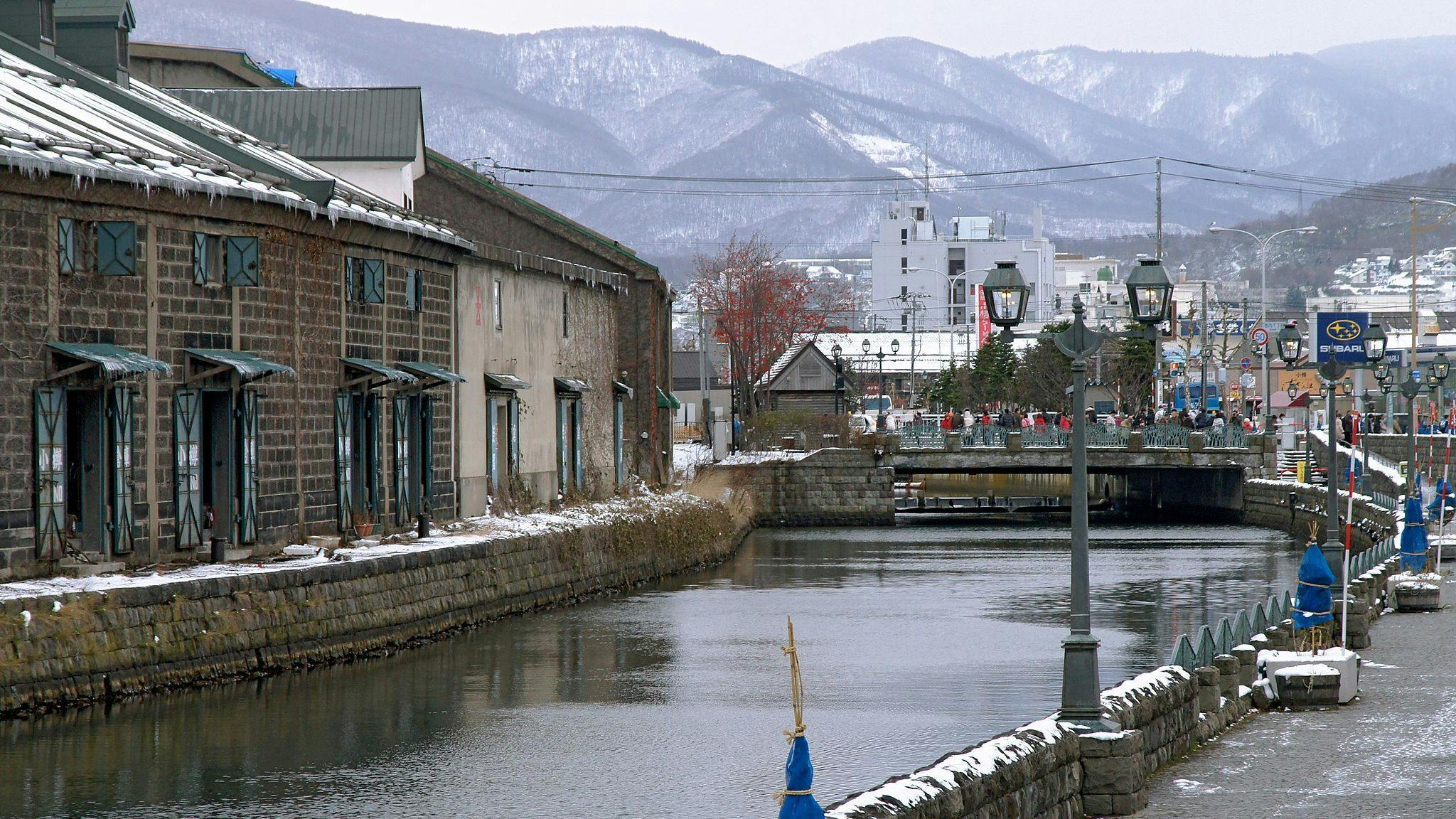 Otaru Canal during Winter time