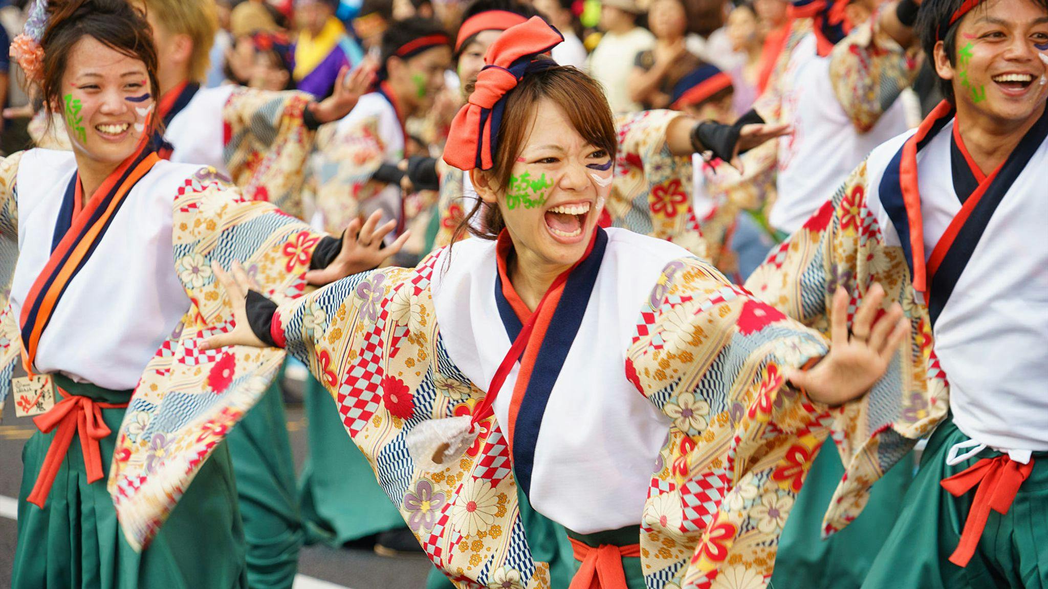 Dance Performance at Okayama Momotaro Festival