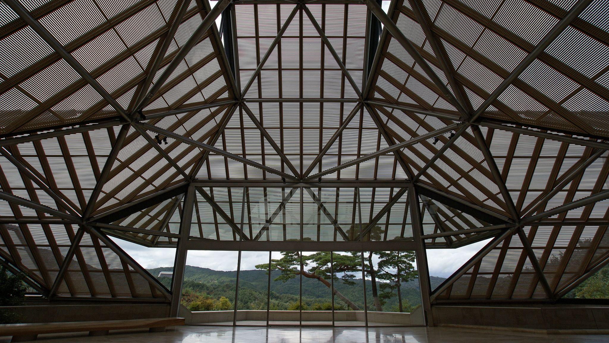 Entrance hall of the Miho Museum in Kōka, Shiga