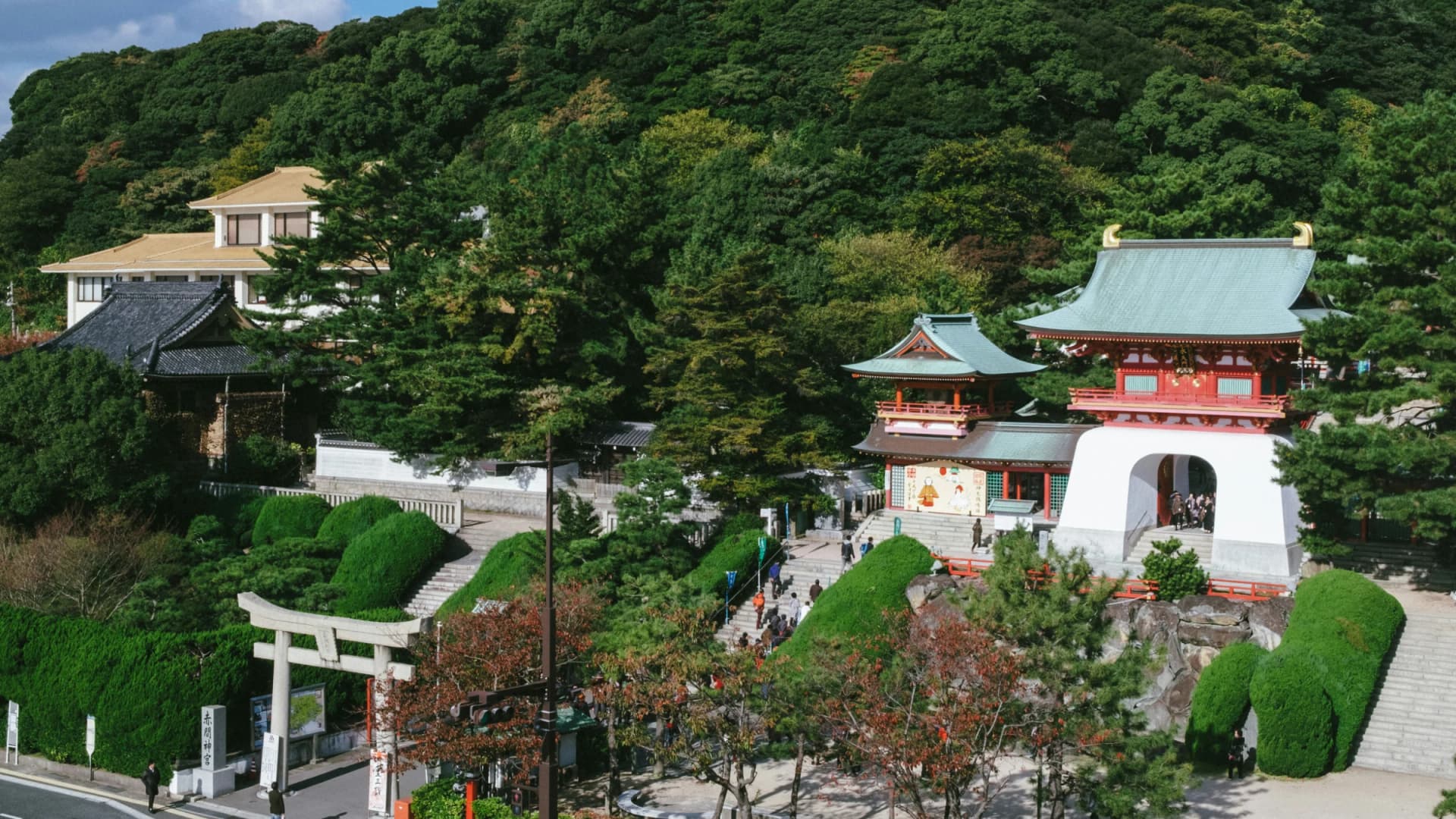 Akama Shrine, Shimonoseki, Yamaguchi