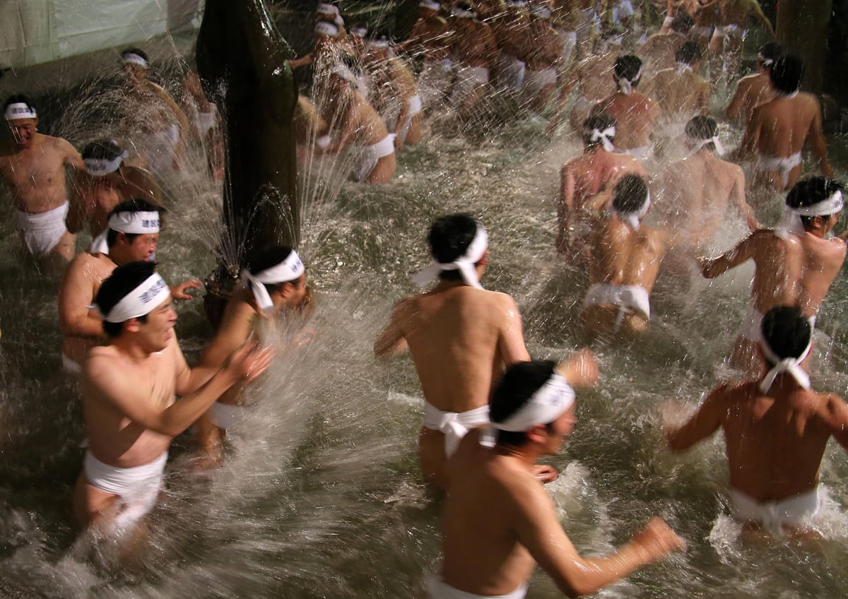 Cleansing and Purifying Ritual at Saidai-ji Eyo Festival