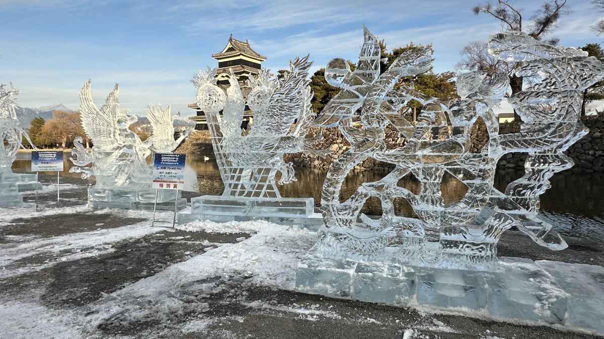 Matsumoto Castle Ice Festival