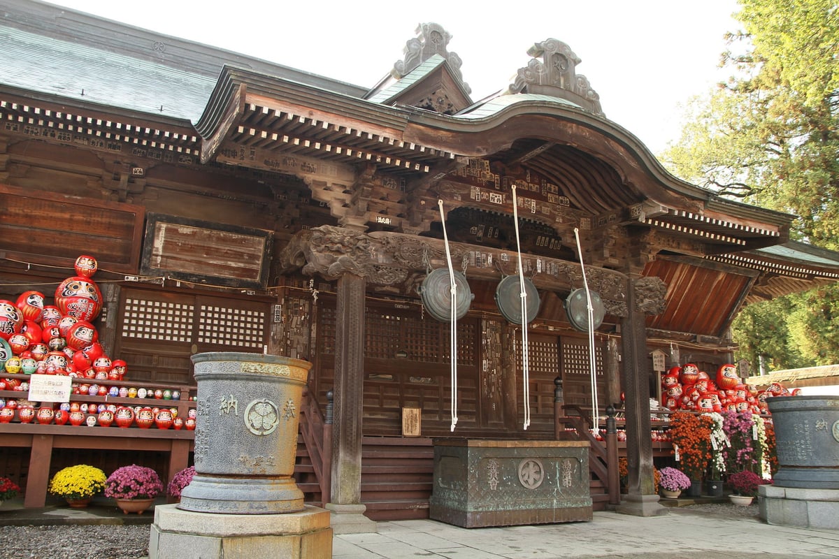 Shorinzan Daruma Temple in Takasaki