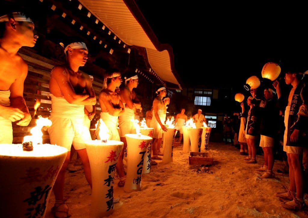 Urasa Bishamondō Naked Man Festival