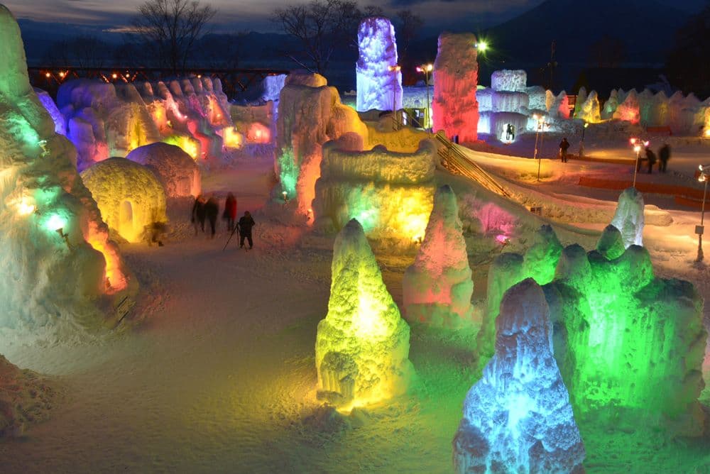 Chitose and Lake Shikotsu Ice Festival